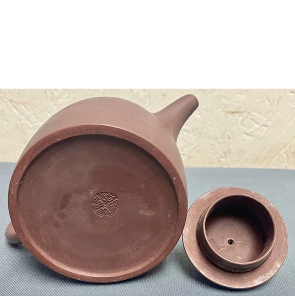 Vintage Chinese Asian Yixing Zisha clay teapot with lid - Picture 6 of 9